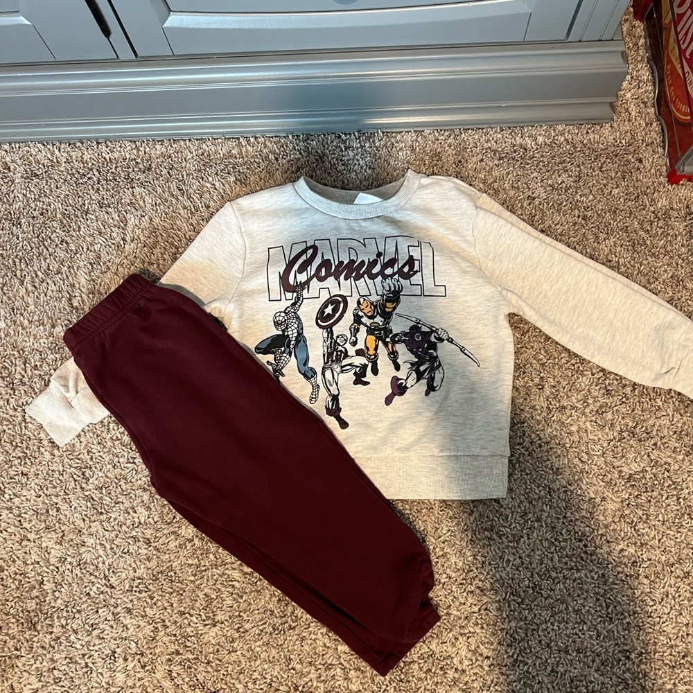 Marvel 4t jogging suit set